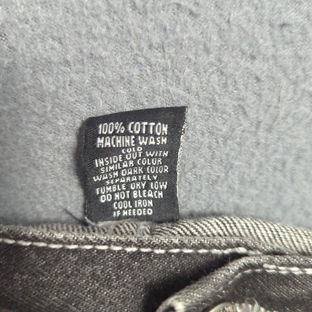 Southpole Jeans Men's 38 Fits 37x31 Black Baggy Denim Authentic Collection Y2K - Picture 14 of 15